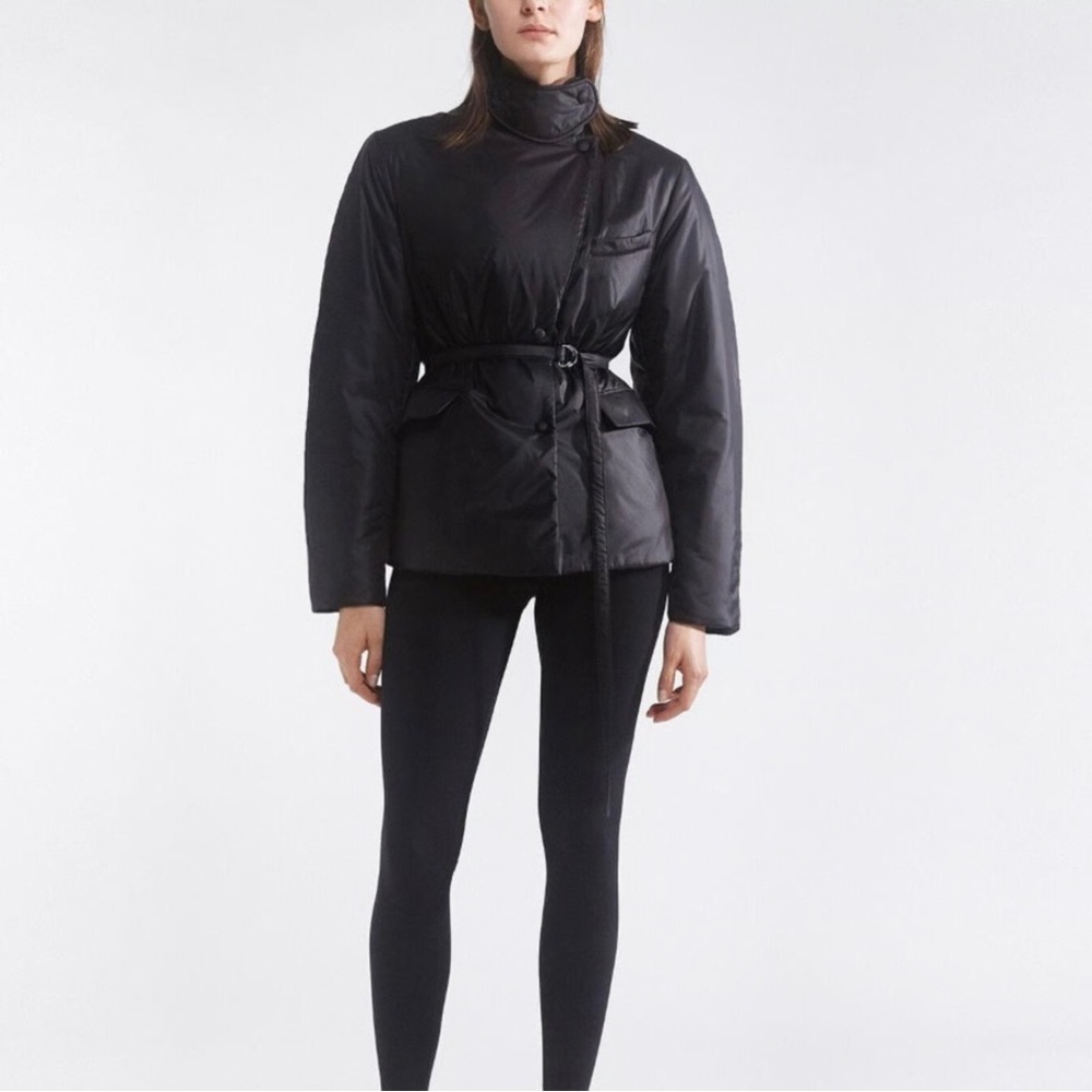 Filippa K NWT SoFi Sport Women's Black Belted Jacket